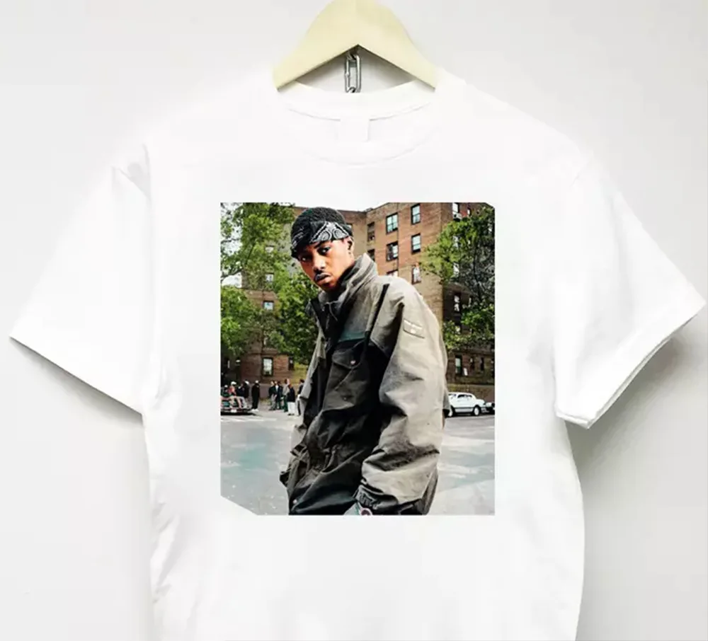 NAS-Camiseta de rap de los años 90, camiseta de hip-hop, talla S-5XL, de algodón, EG892