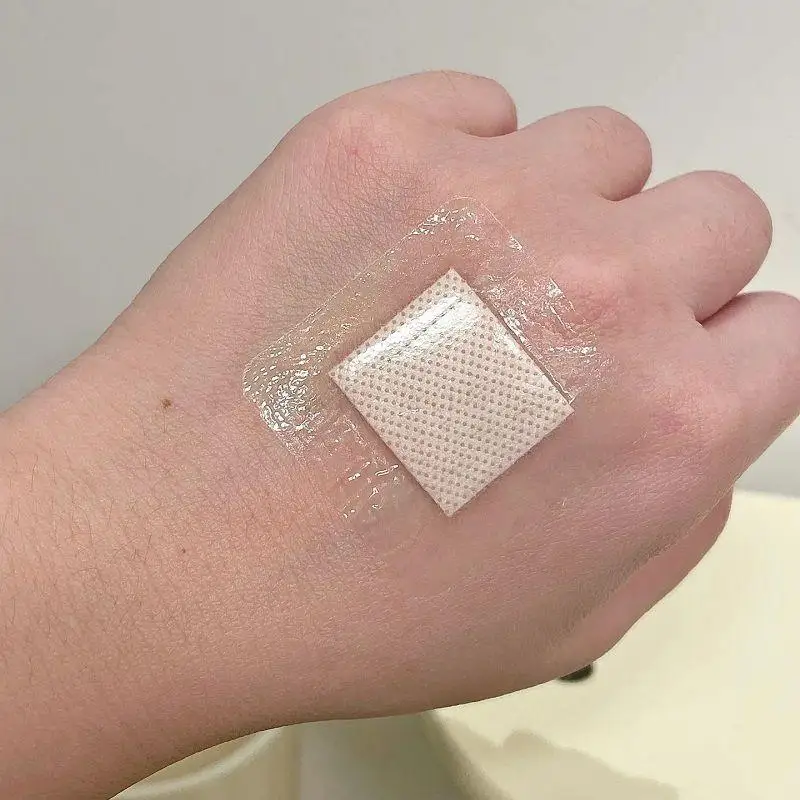 

5/10PCS Waterproof Adhesive Bandages – 38x38mm Transparent PU Square Band-Aid