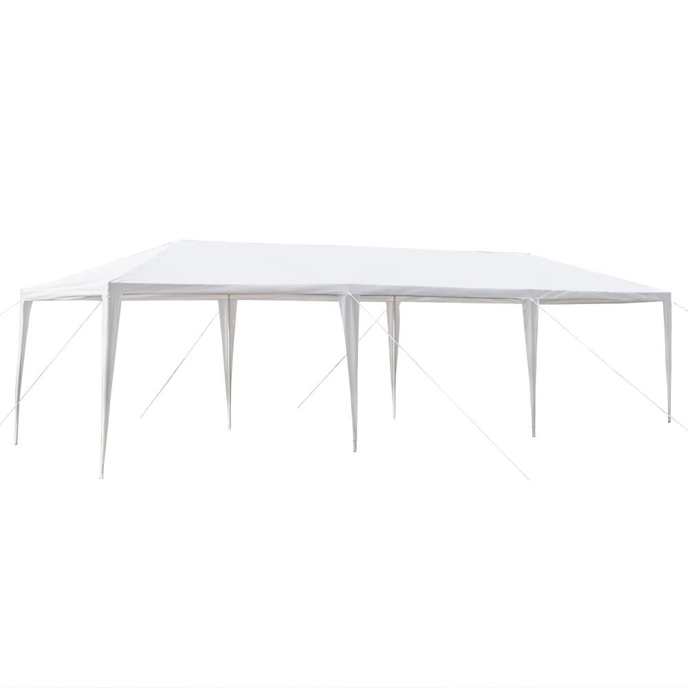 

3*9m Non-Cloth PE Cloth Plastic Sprayed Iron Pipe Outdoor Party Tent White