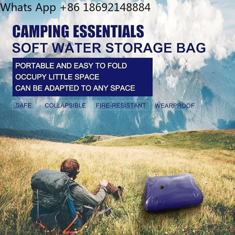 PVC water storage bag new soft water storage container outdoor portable large car