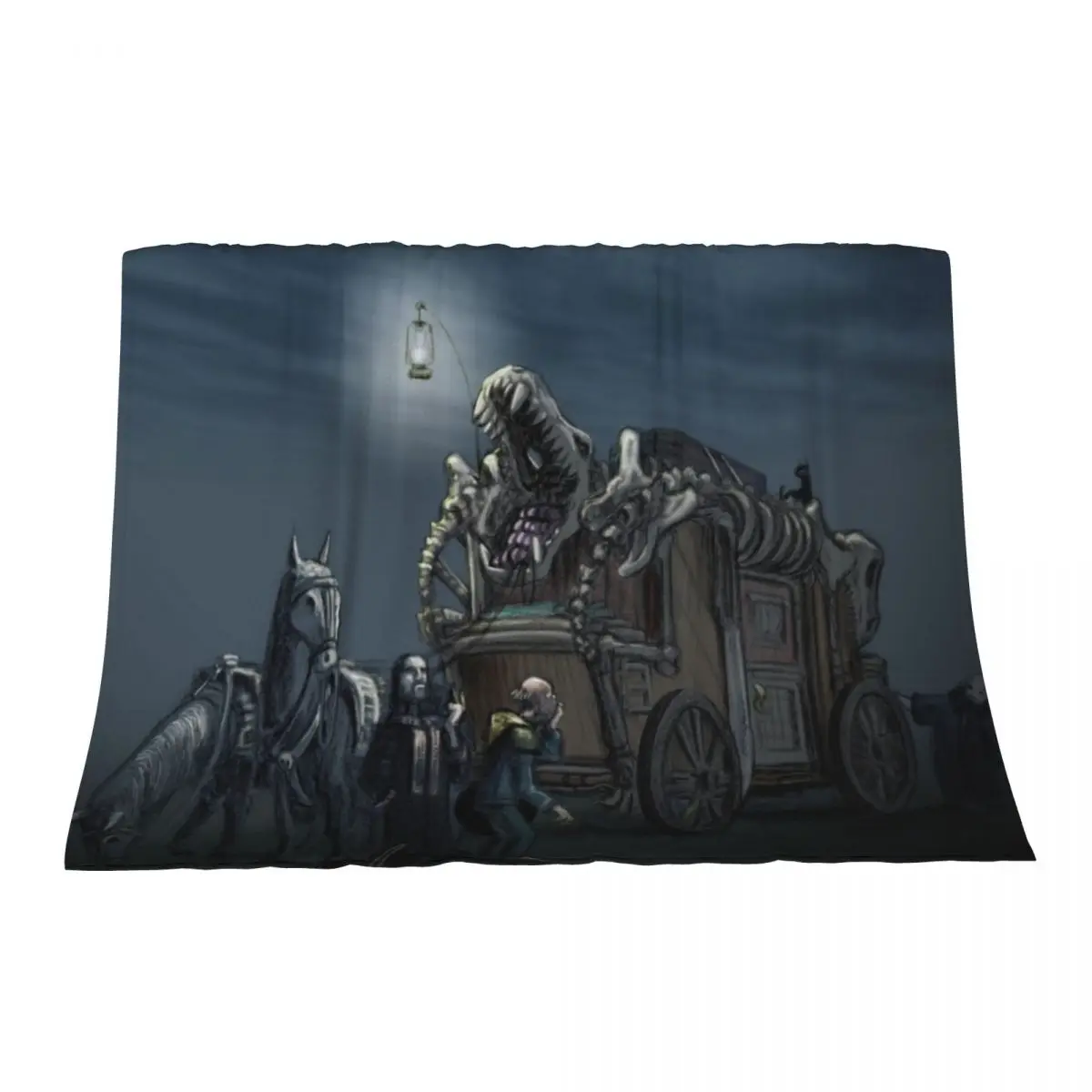 

Bauchelain and Broach's new ride. Throw Blanket Blankets For Sofas christmas decoration Comforter Blankets