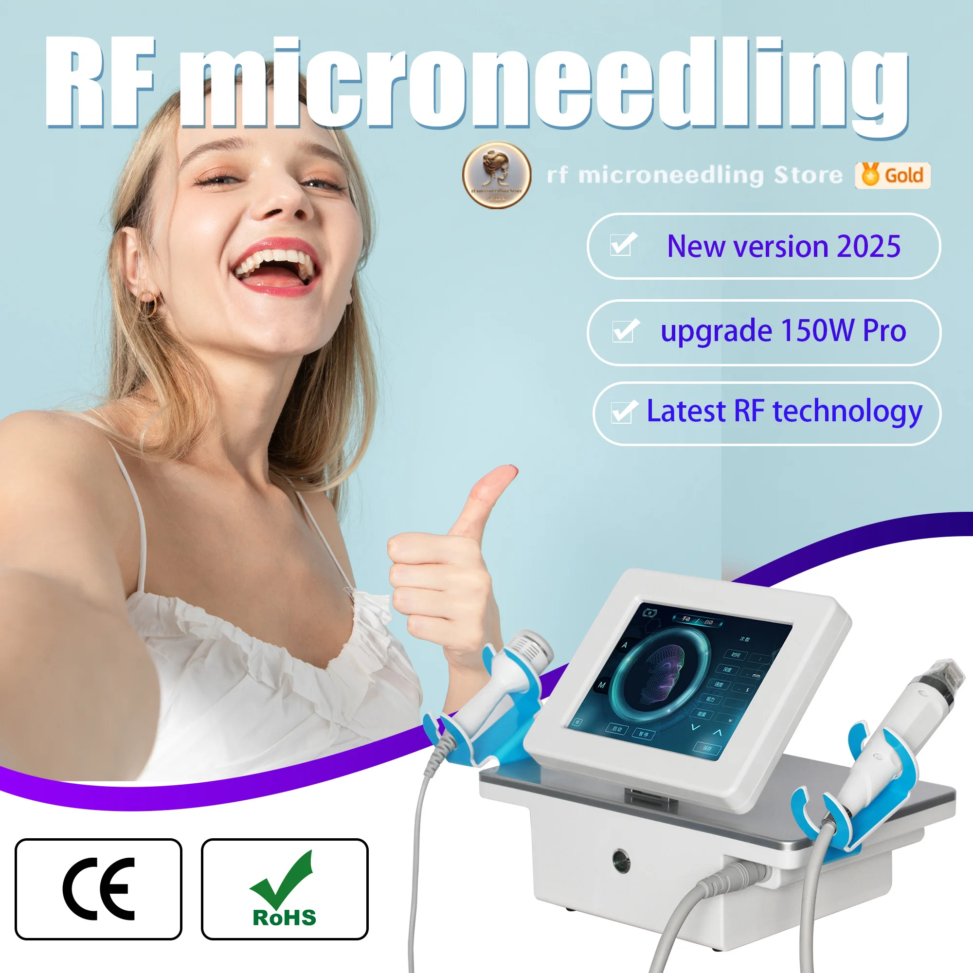 Портативный morpheus8professionalmachineRadioFrequencyGold