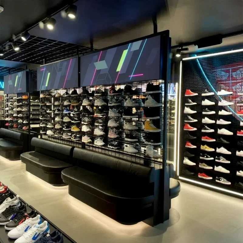 

Customize.Shoes Display Rack Retail Shoe Display Ideas Shoe Store Wall Display