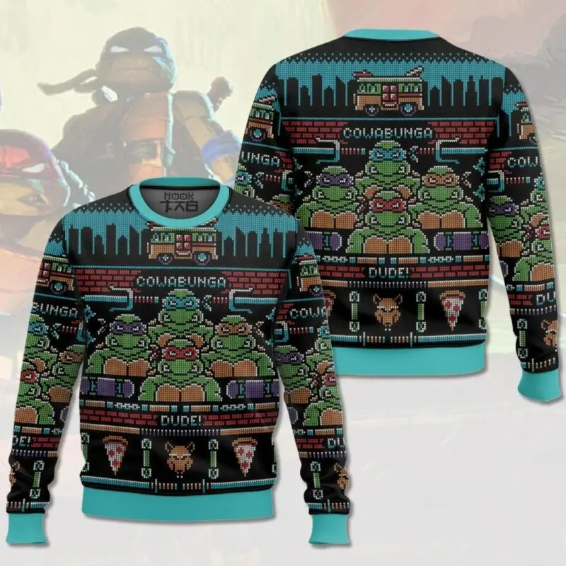 Рисунок 4 - TMNT L D R M Ugly Christmas Sweater