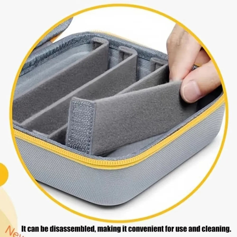 

5 Slots EVA Glasses Case Large Capacity Anti-Splash Water Eyeglasses Storage Dust-proof Shockproof Sunglasses Protective Case