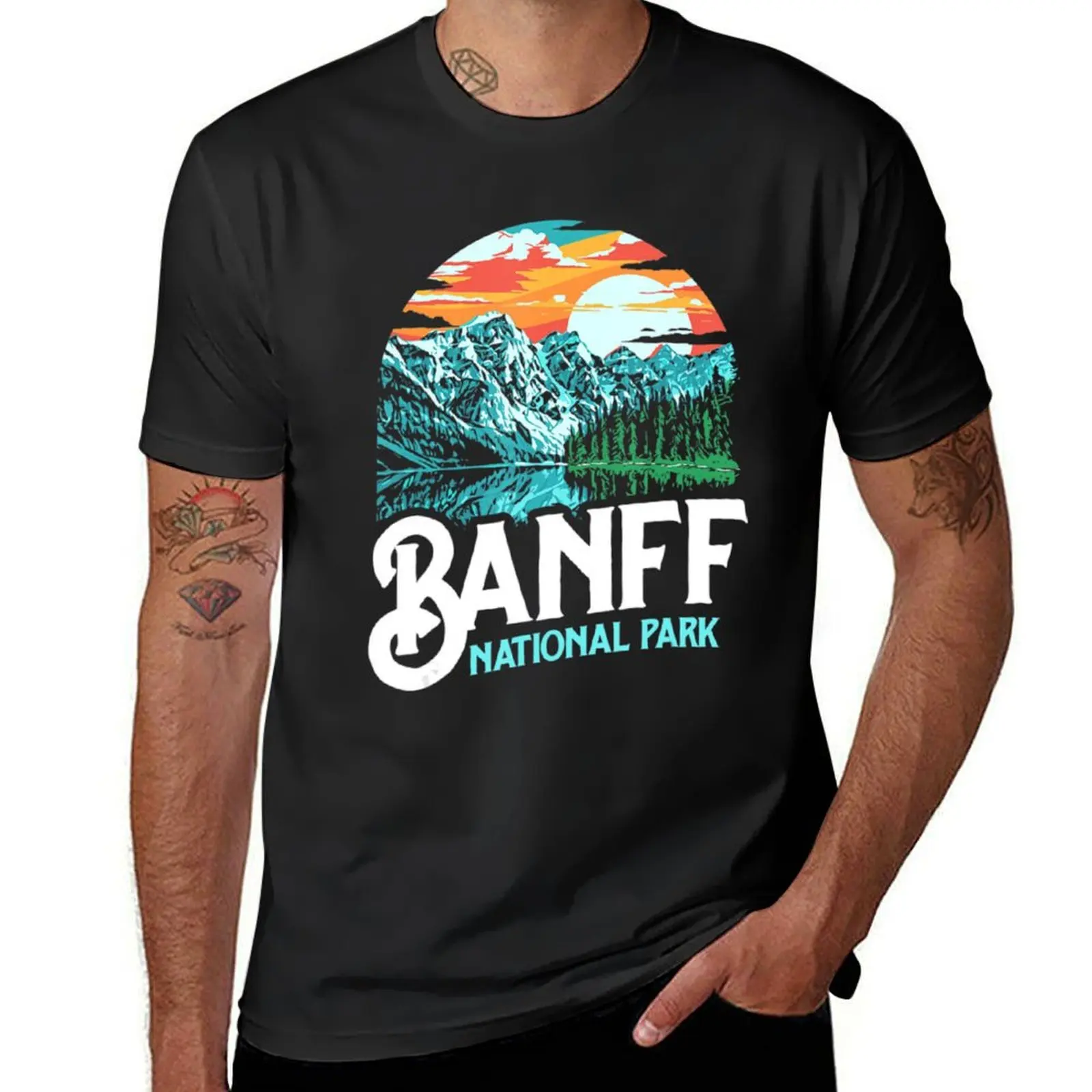 Banff National Park Lake Louise Canada T-Shirt summer top quick drying quick-drying Aesthetic clothing workout shirts for men