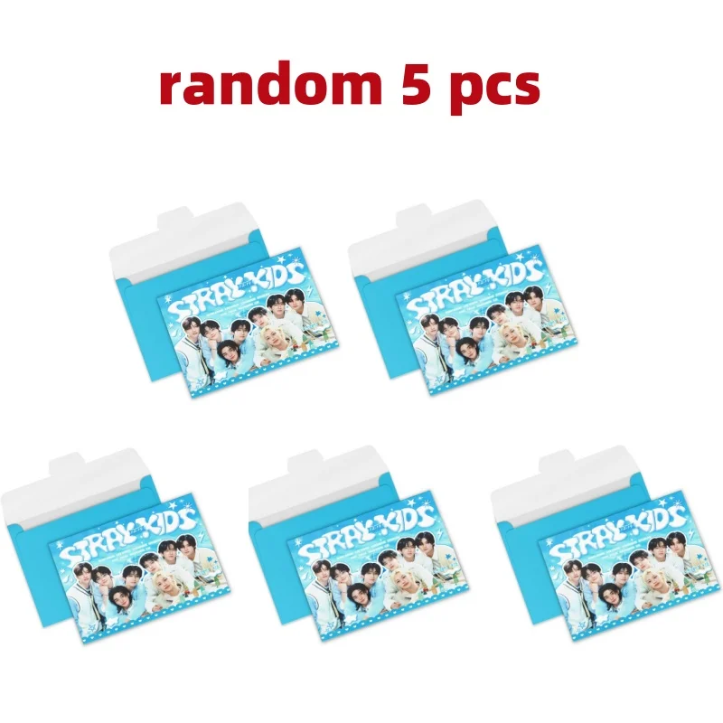 Tarjeta de colección de álbum Stray Kids, caja ciega de tarjeta aleatoria, colección de fans Stray Kids, tarjeta conmemorativa de soporte de ventilador de regalo