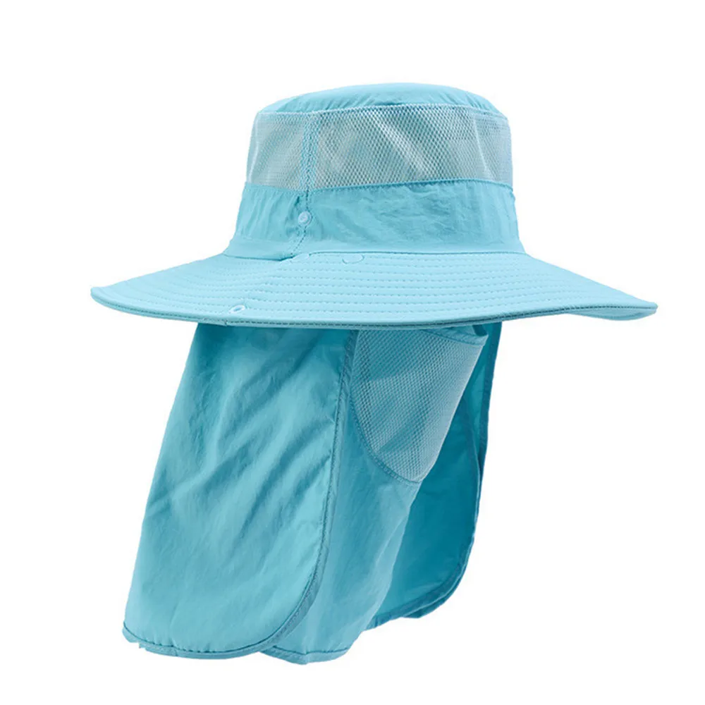 Quality 99% Anti-UV Hiking Camping Cap Professional Dust Storm-Proof Boonie Hat Long-Time Fishing Sunproof Hat Breathable Folded