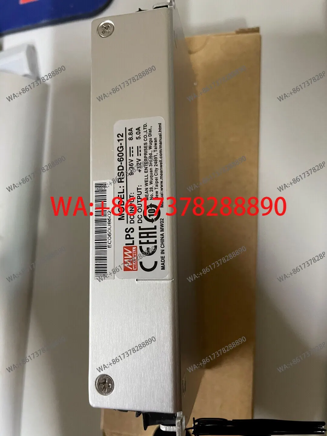 

Импульсный источник питания постоянного тока RSD-60H/60L/60G-12/24, 60 Вт, 36В/48В на 5В/12В/24В DC