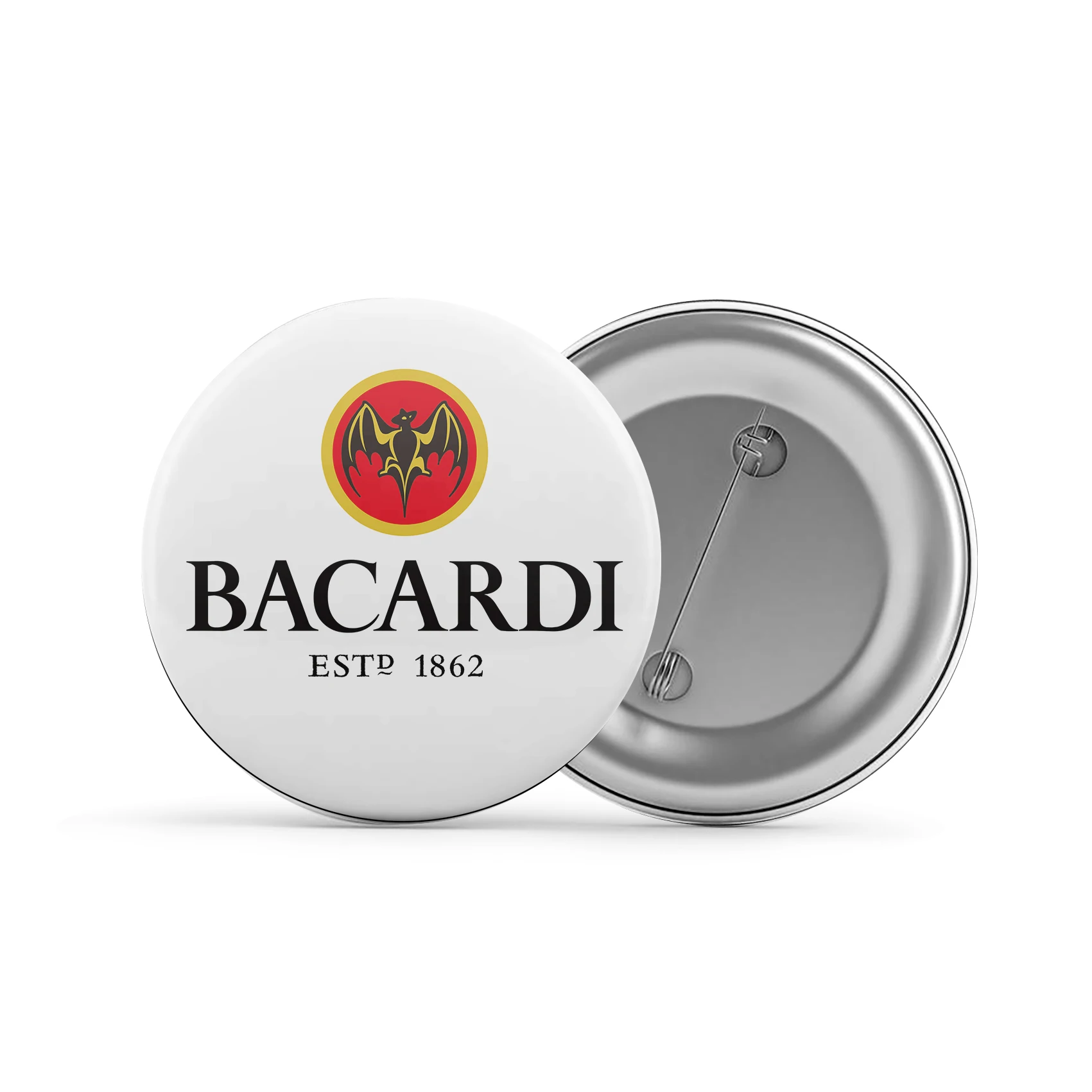 Bacardi Rum Brooch Badge Clothes Backpack Accessories Decor Support Custom Photo Cartoon  Metal Pin Gifts Souvenir HZ-191