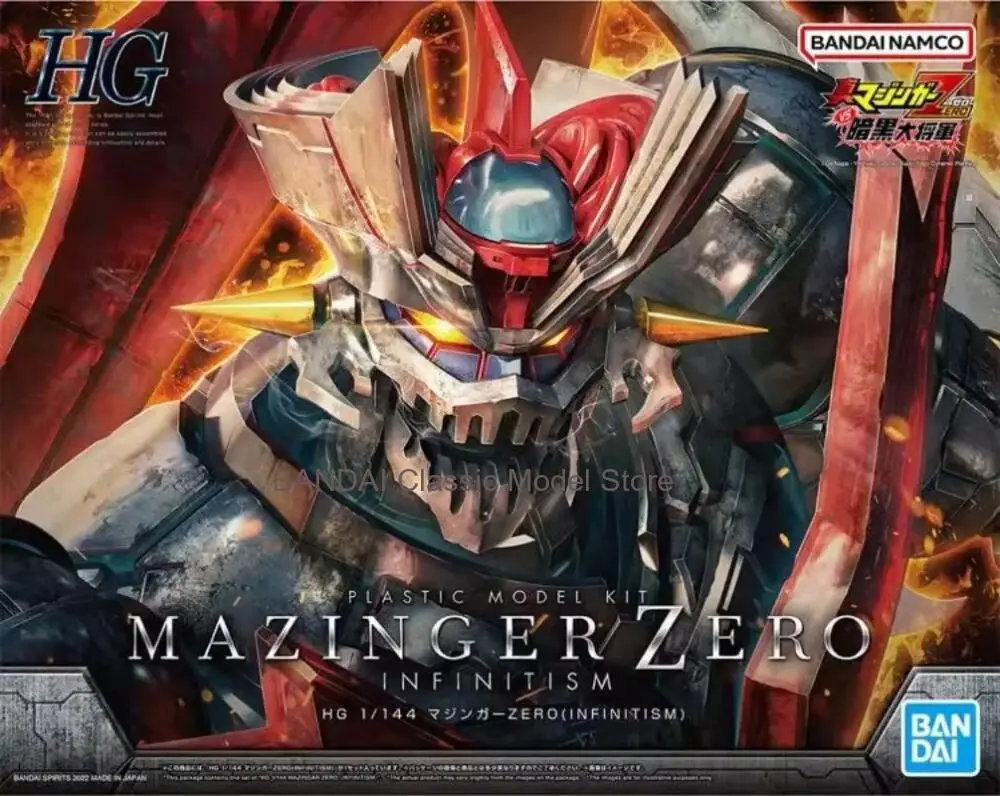 Figuras de Acción Bandai HG 1/144 Mazinger ZERO, Modelo de Plástico Mazinger Z Infinity, Figuras de Anime para Niños