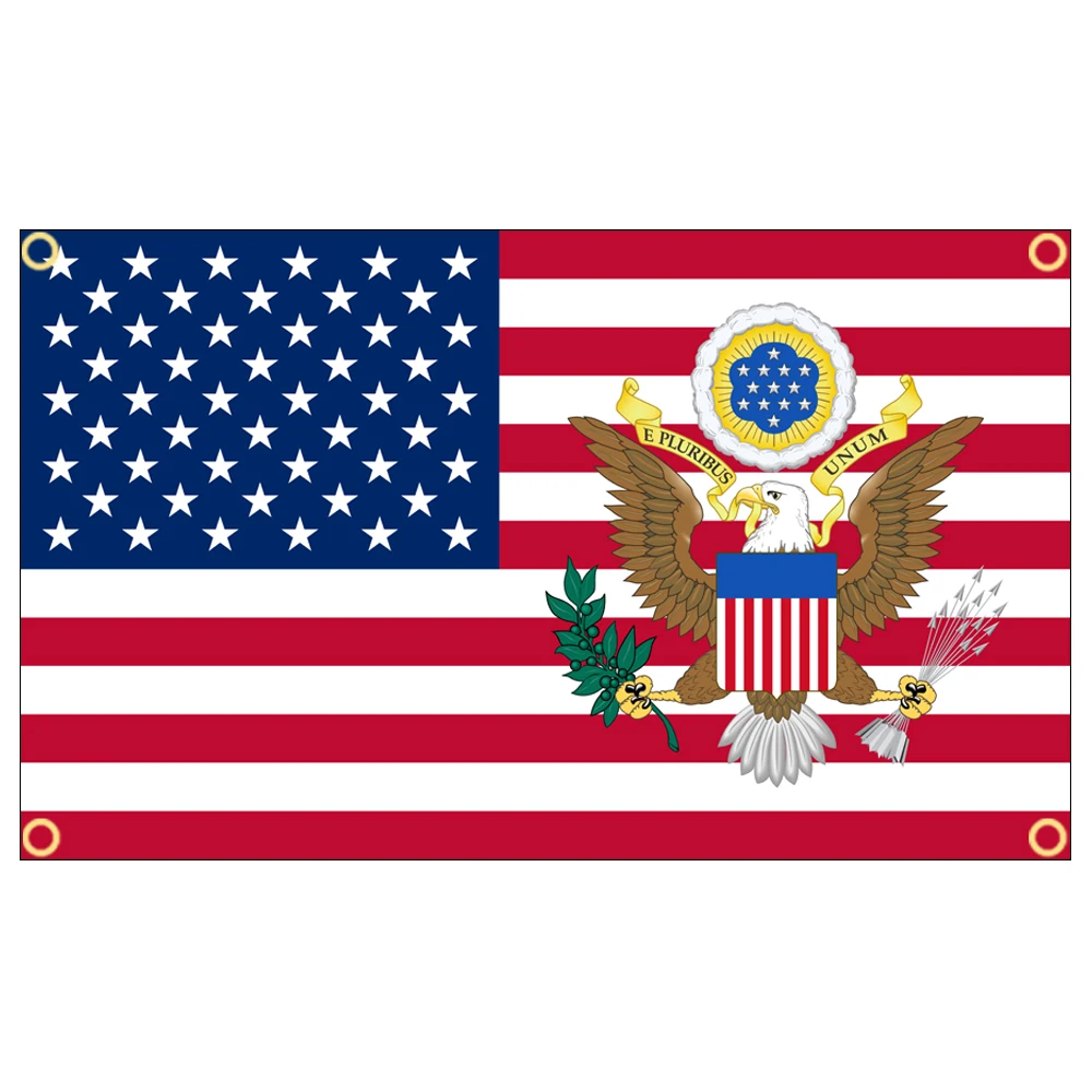 2×3FT U.S. US USA America American Flag Polyester Printed Banner Tapestry For Decor