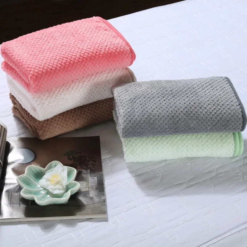 Soft Microfiber Towels Shower Cap Towel Bath Hats for Women Dry Hair Cap Quick Drying Soft Turban Head Towel 40*80