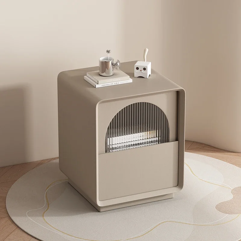 

ZAesthetic Italian Nightstand Luxury Simple Nordic Modern Bedside Table Minimalist Trendy Mesitaa De Noche Bedroom FurnitureZ