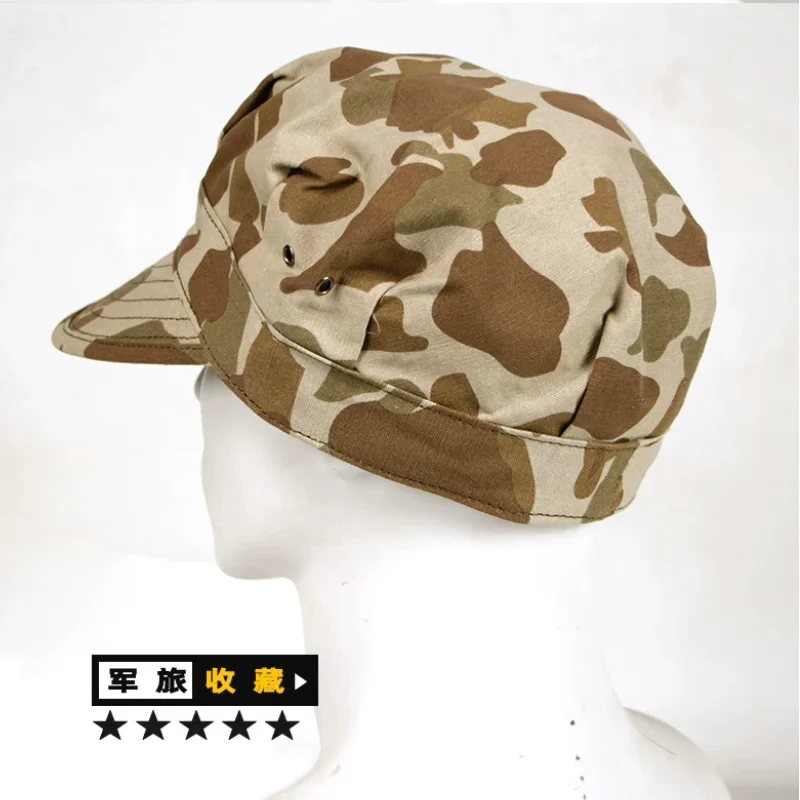 Remake World War II American USMC Octagonal Hat B91 Pacific Duck Hunting Camouflage Small Soldier Hat