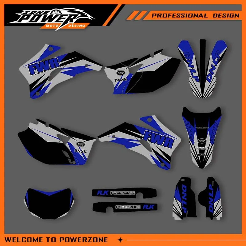 

Powerzone Graphics For YAMAHA WRF450 2017-2011 WRF250 2007-2014 WRF250 WRF 450 Decals Stickers Motorcycle Background Custom