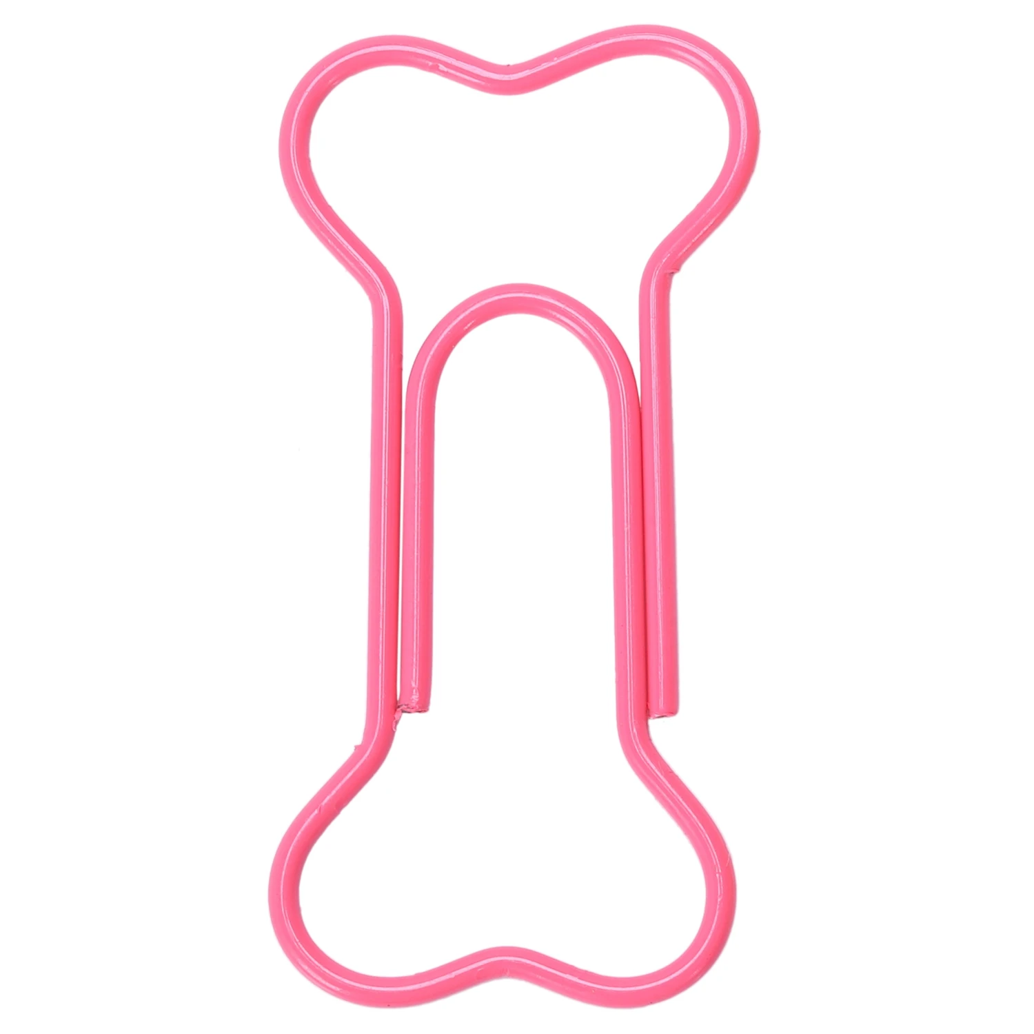 Compatible Metal Paper Clips 24 Pieces in PVC Box Bone