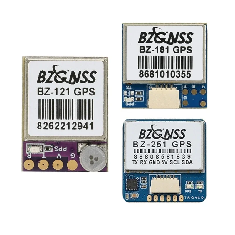 

BZGNSS BZ-251 BZ-181 BZ-121 GPS Module Dual Protocol FPV Return Hover F7 F4 Flight Control Fixed Wing Return Rescue Drone