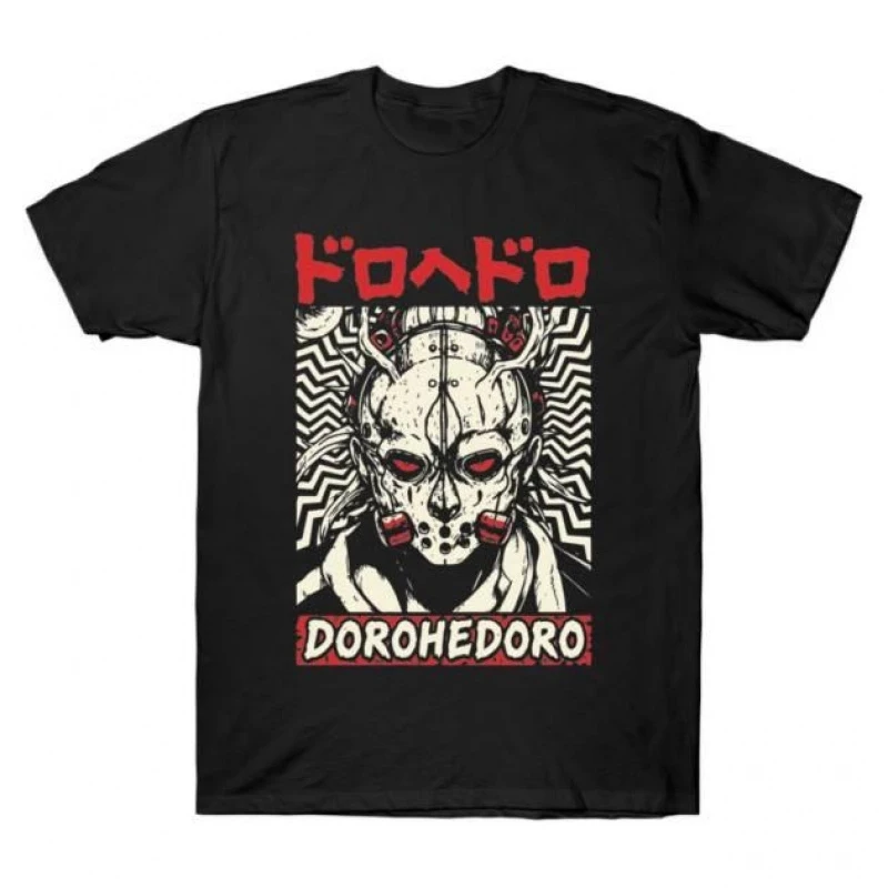 

0421 Dorohedoro Caiman Gift for Anime lover Dark Heroes Manga Kaiman Graphic T shirt Short sleeve Y2k Clothes All size Tops