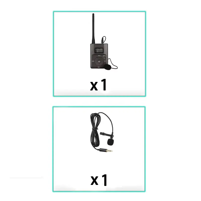 YARMEE Wireless FM Tour Guide System Portable Audio Whisper Transmitter Receivers For Travelling Church Museum Umrah Hajj
