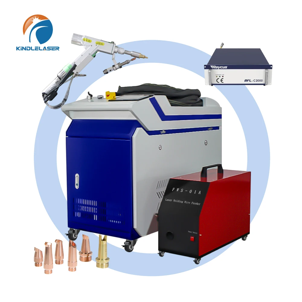 

KL High Quality Max/Bwt/Raycus Portable Water Cooled 2000w Optic Handheld Fiber Laser Welding Machine