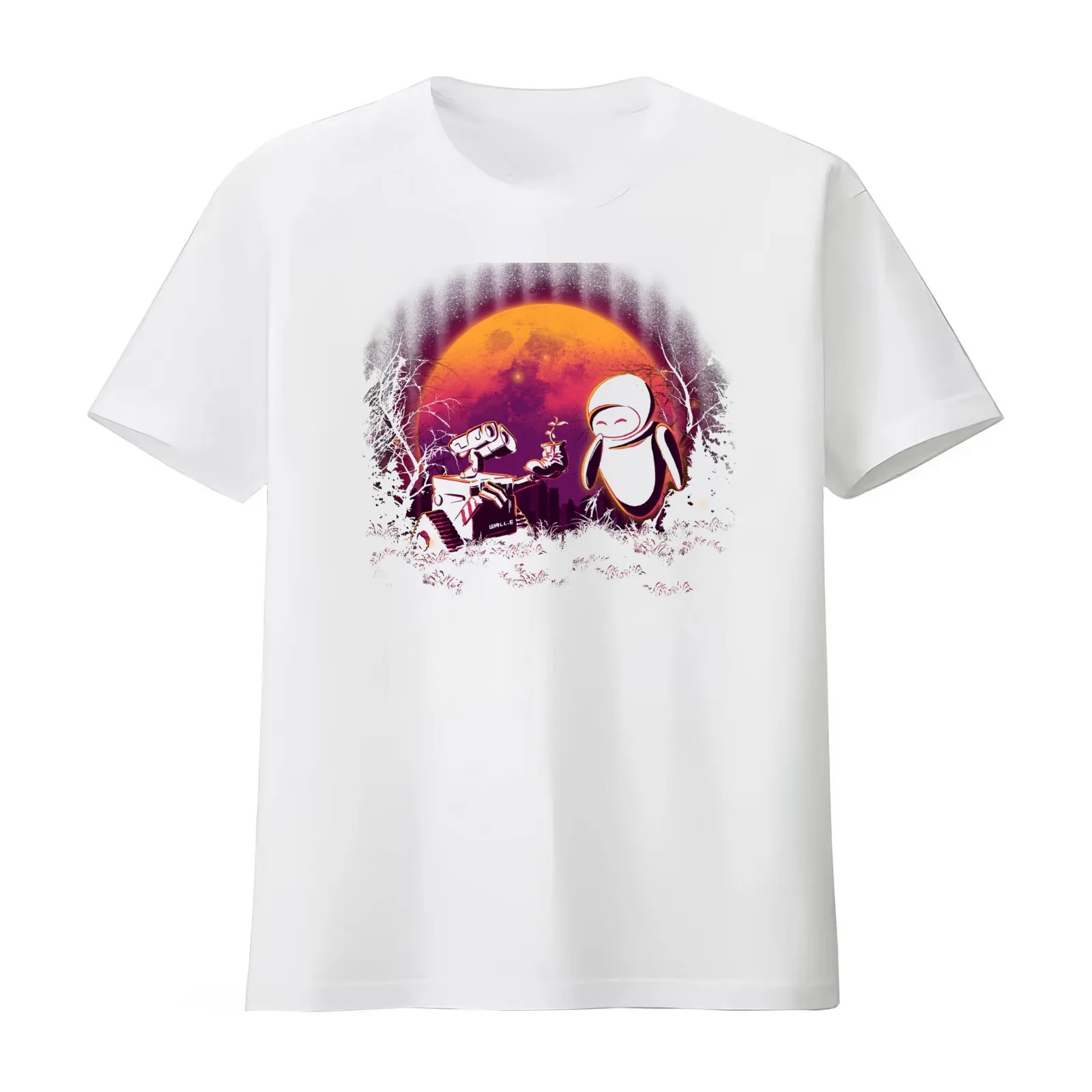 Love in the space T-Shirt Summer Casual Cotton Tee Oversized Streetwear Tops Vintage Graphic Print Loose Fit Short Sleeve