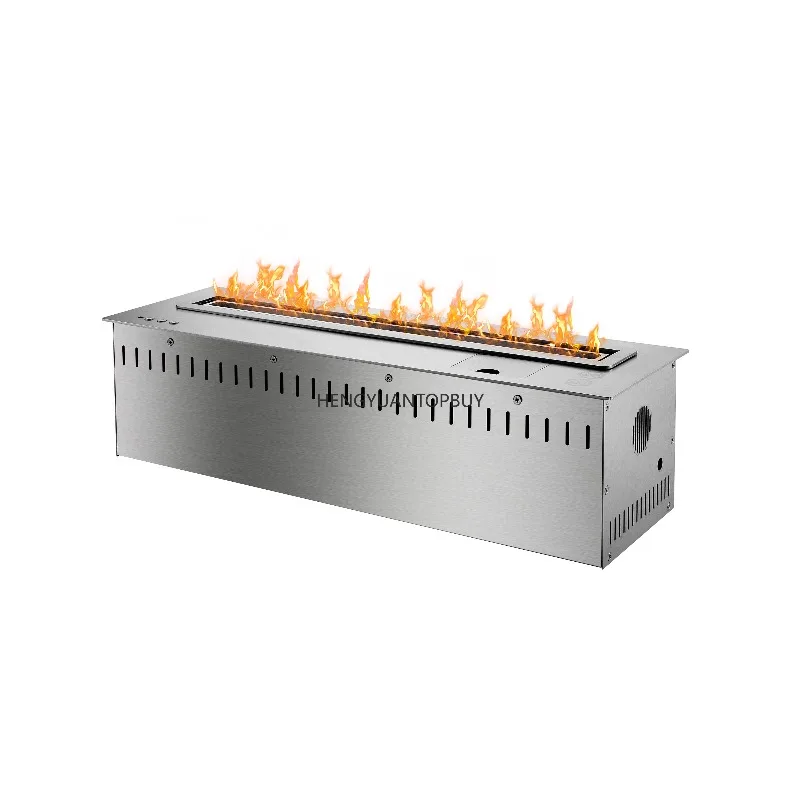 24 Inch Intelligent  Remote Controlled Bio Ethanol Electric Fireplace Heaters view 5
