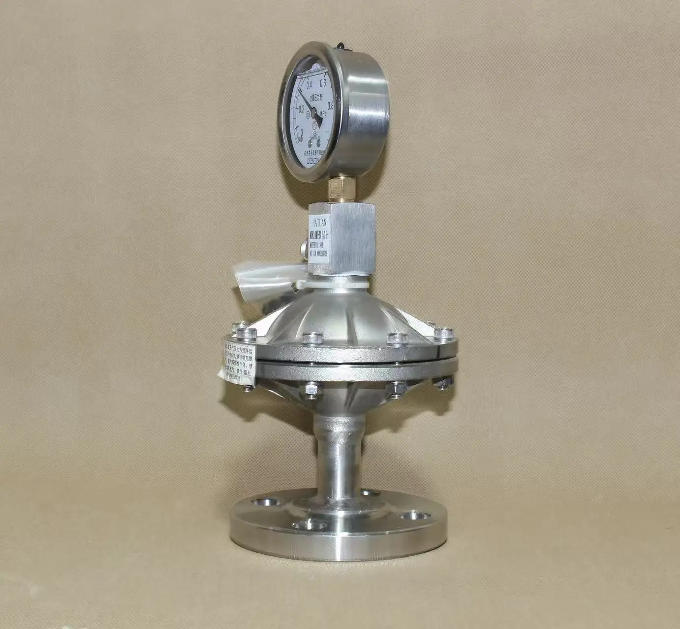 Membrane pulse damper for water medium Pulsation buffer accumulator Diaphragm damper 304316316l