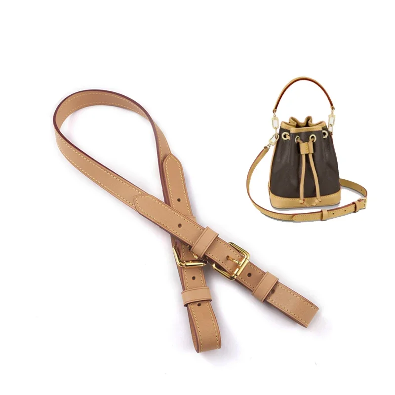 Verstellbarer Echtleder-Riemen aus Vachetta für LV Bucket Bag Noe BB Ersatz-Lederriemen Handtaschen-Zubehör