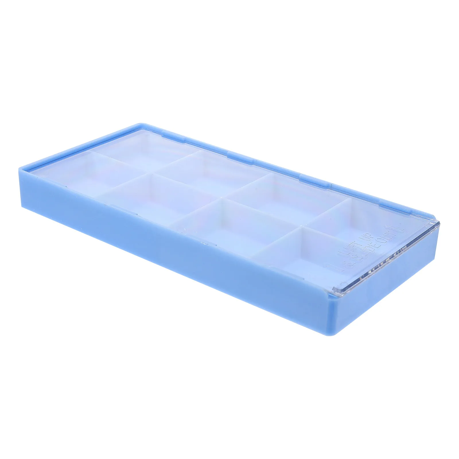 

Органайзер для мелких деталей в виде ящика, прозрачная крышка, компактный пластиковый контейнер с отделениями для хранения мелких предметов, винтов для часов