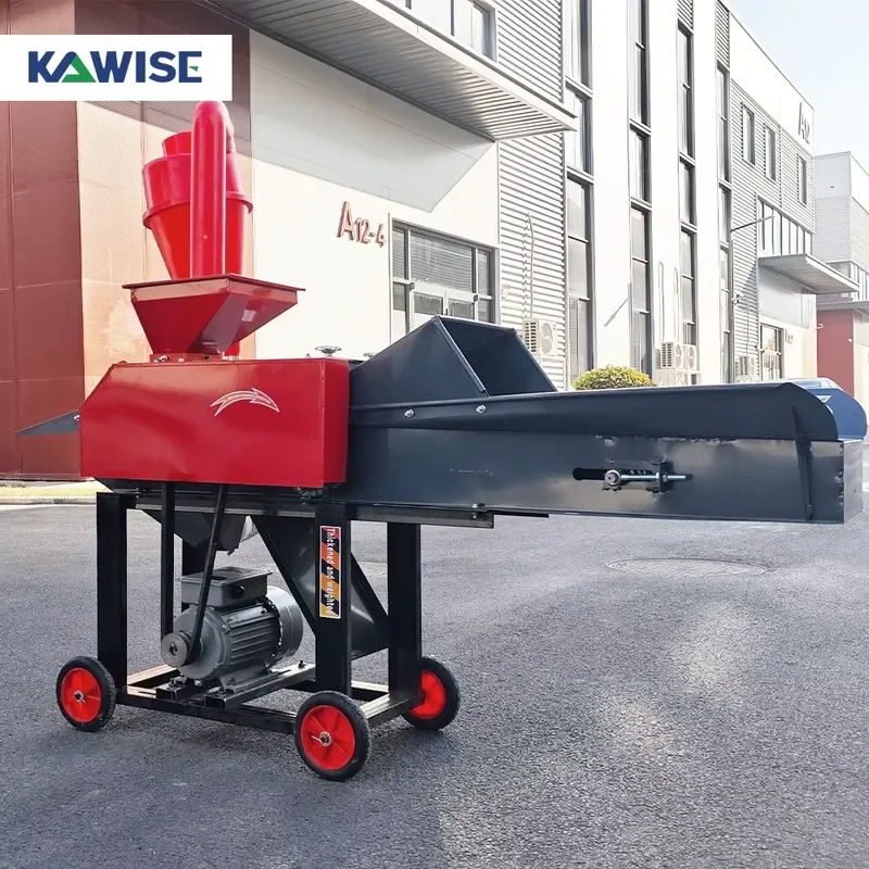 Electric Motor Chaff Cutting Kneading and Crushing Machine for Grass Straw Corn Stalk Animal Feed Processing