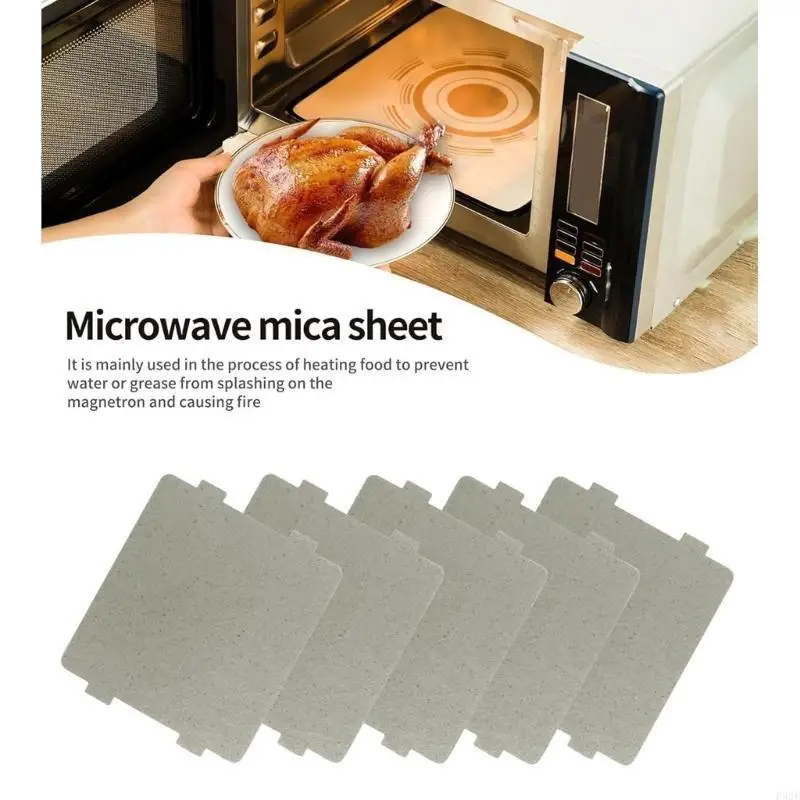 F92F Pack of 10 Microwave Mica Sheet Electrical Safety Shield Cuttable Mica Sheets