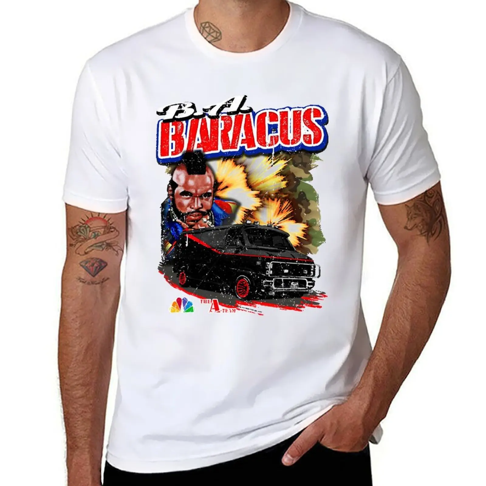 

B.A. Baracus T-Shirt t shirt custom print t shirts cotton 100% T-Shirt