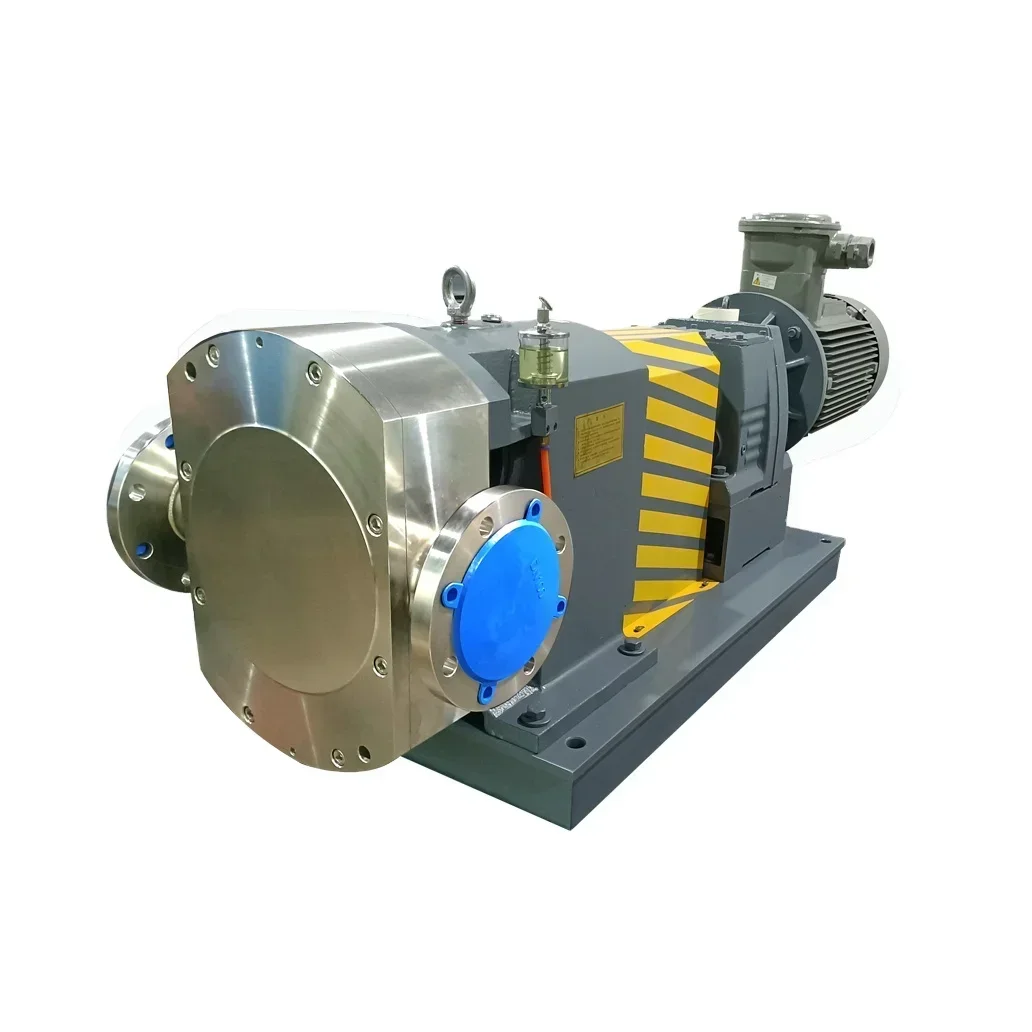 Wear-Resistant Chemical Grade Stainless Steel Rotary Lobe Pump for Liquid Transfer Factory