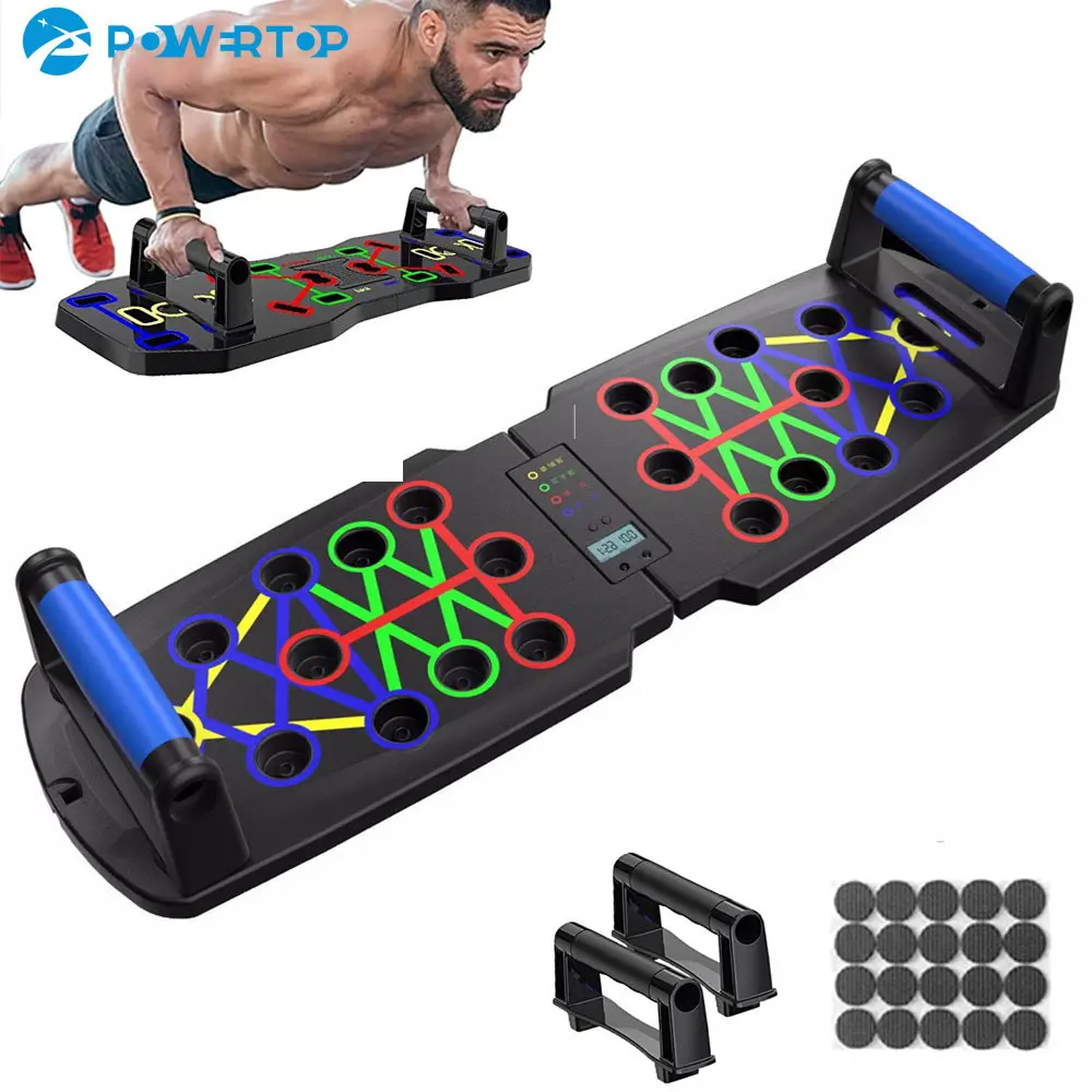 Push Up Board portatile multifunzione pieghevole attrezzature per allenamento Push Up Bar per attrezzature da palestra per la casa Bodybuilding