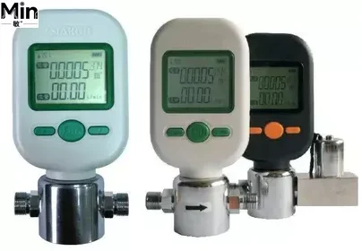 MF5700 Mini Mass Flow Meter CO2 Flow Sensor Portable Digital Flowmeter LCD Display