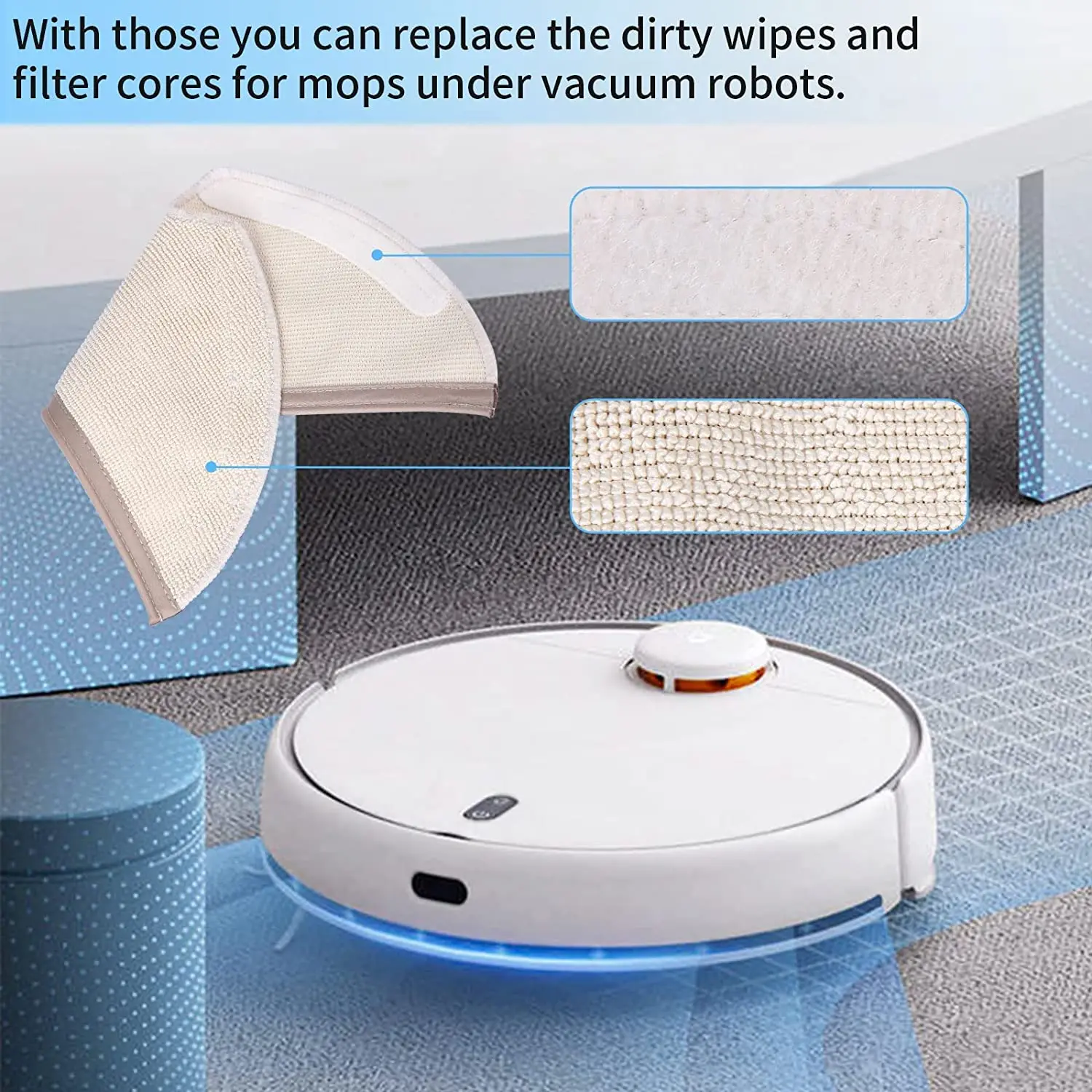 Para xiaomi mi robô aspirador de pó 1s sdjqr01rr sdjqr02rr sdjqr03rr roborock e2 e3 e4 s4 s4 s4 max s5 s6 filtro de escova lateral principal