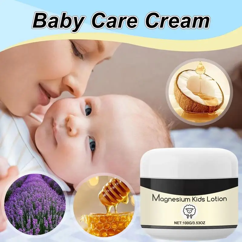 Lozione per il corpo per bambini Lozione lenitiva per il sonno Cura del bambino Crema idratante Crema calmante naturale per bambini e neonati