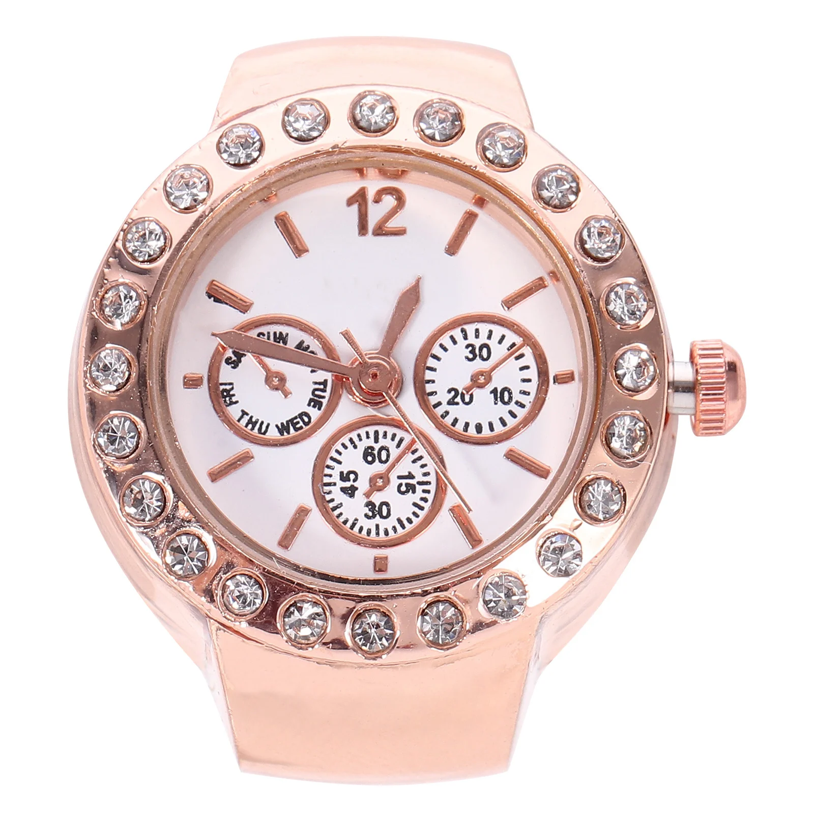 

Ring Watch Alloy Quartz Finger Watch For Accurate Timekeeping Stylish Casual Fashion Party Gift Jewelry
