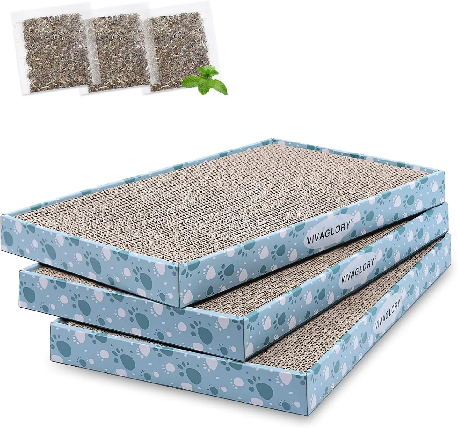 

Cat Scratcher Padpal Cat Scratching Board, Cardboard Scratcher with Catnip for Indoor, Flat Scratch Board Scratch Pad Ca