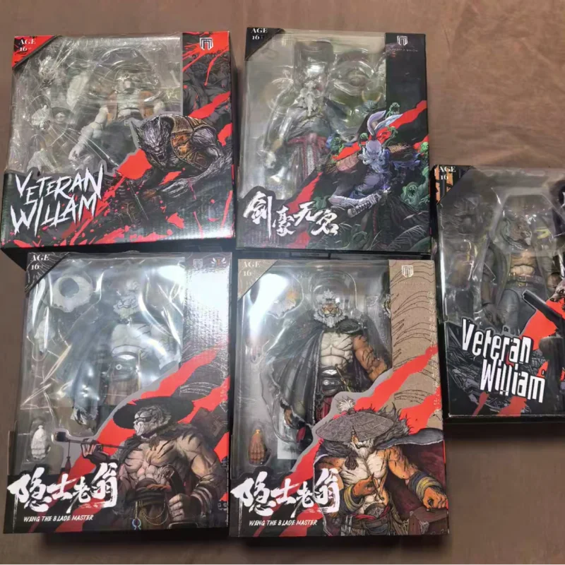 متوفر في المخزون سلسلة كوكب Furay المخضرم ويليام بالذئب أنيمي تمثال عمل تمثال المنقولة التجمع لعبة مجسمة دمية هدية #2