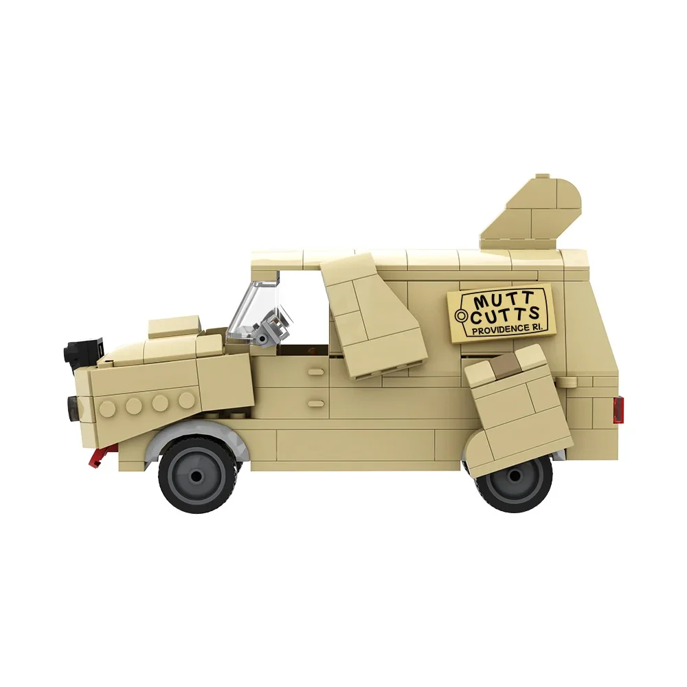 

MOC Movie Dumb and Dumber Dog Van Bricks Model Cute Dog Van Creative Building Blocks Assembly Toys Kids DIY Birthday Gifts