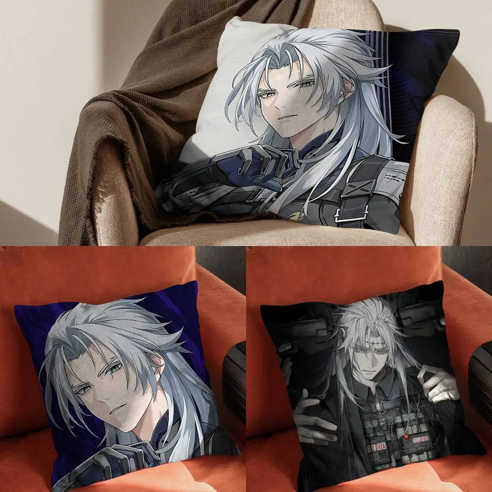 

Calcharo Wuthering Pillow Case For Car Pillows 60x60 Cushions Luxury Double Sided Cover Home And Decoration Sofa 30