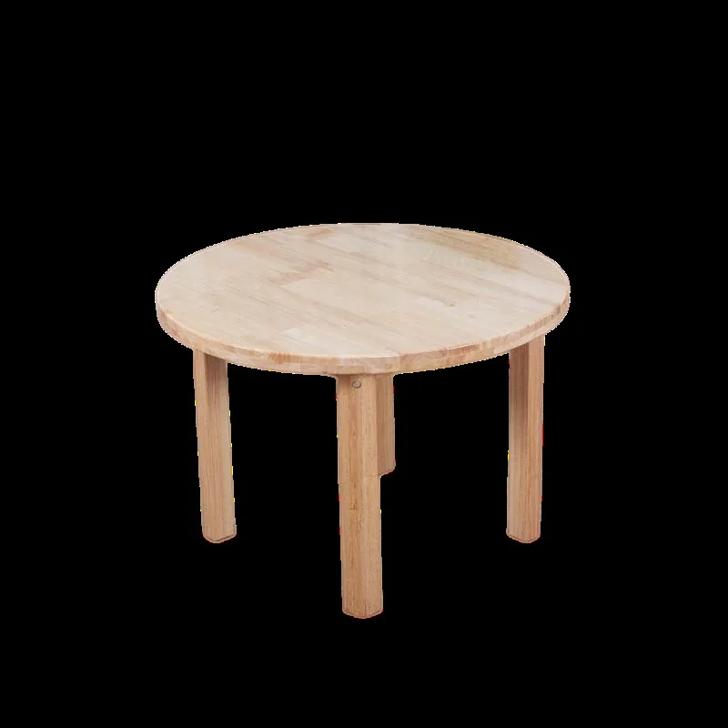

Kindergarten solid wood table chair round tabl e student dining tab le square desk children's home study t able and chair set