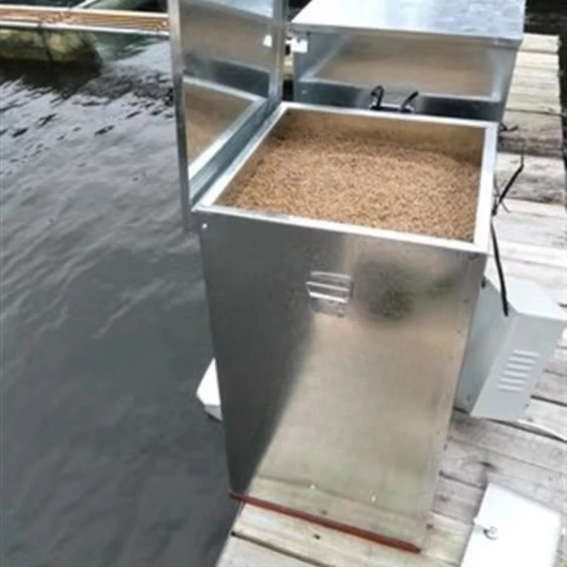 

Fish pond feeder, automatic bait feeder, fish feed feeder