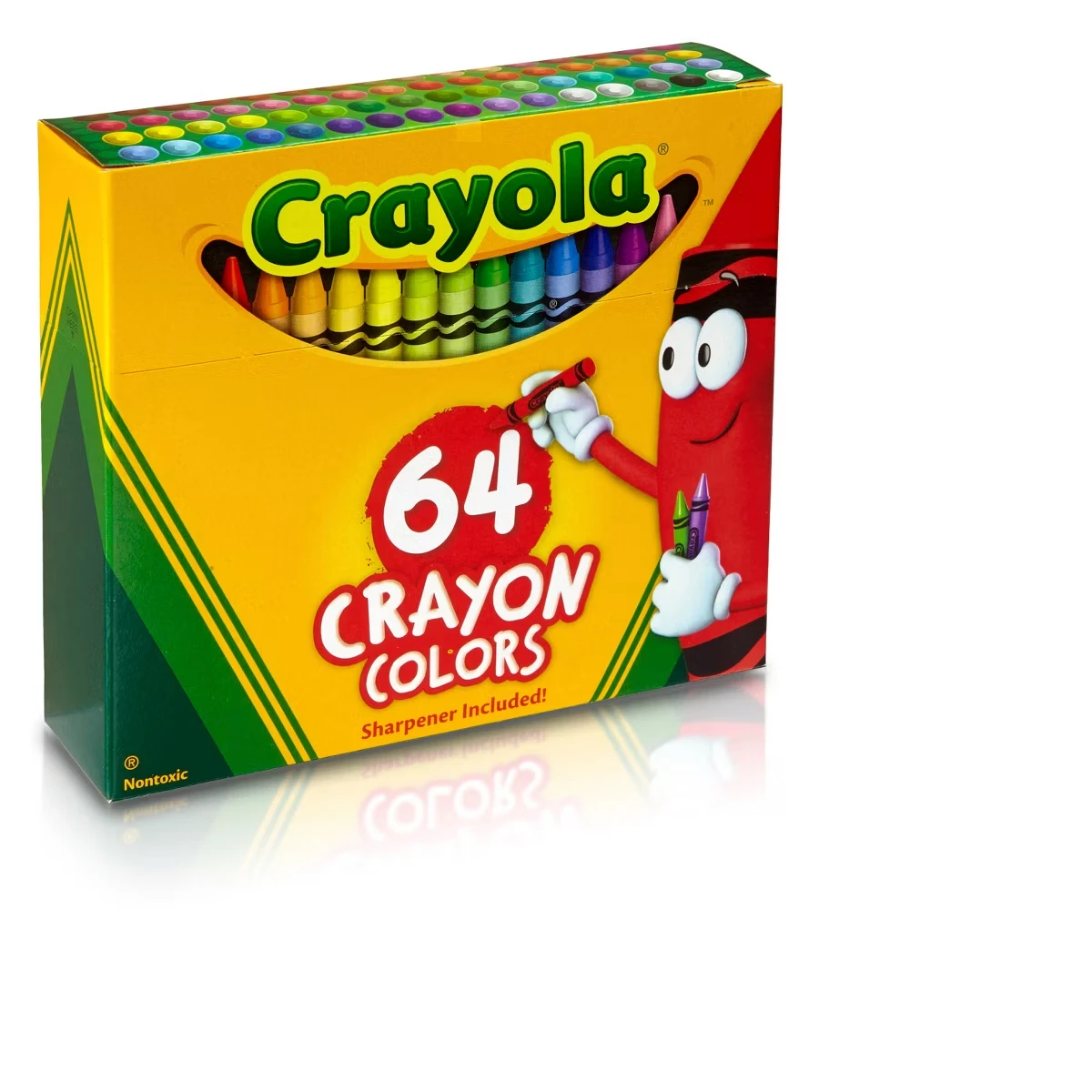 64ct Crayons, Elementary School Supplies for Kids, Art Classroom Must Haves for Teachers, Coloring Gift, Ages 3+