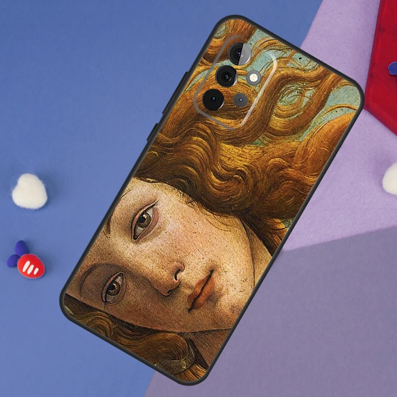 Art Painting Birth Of Venus Case For Samsung Galaxy A24 A34 A54 A33 A53 A73 A22 A32 A52 A51 A71 A52S A12 A13 A14 Cover