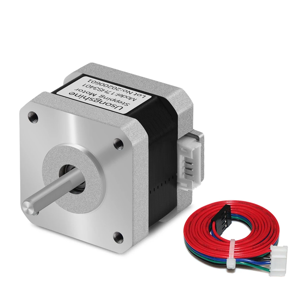 17HS3401 4-lead Nema 17 Stepper Motor 42, 42bygh 1.3A (17HS3401S) CNC Motor for Laser 3D Printer