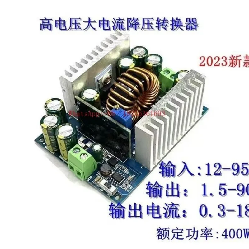 2026GOOD DC Step-down Constant Current Adjustable Power Supply Module 12-95V To 2-90V High Power 18A500W Converter