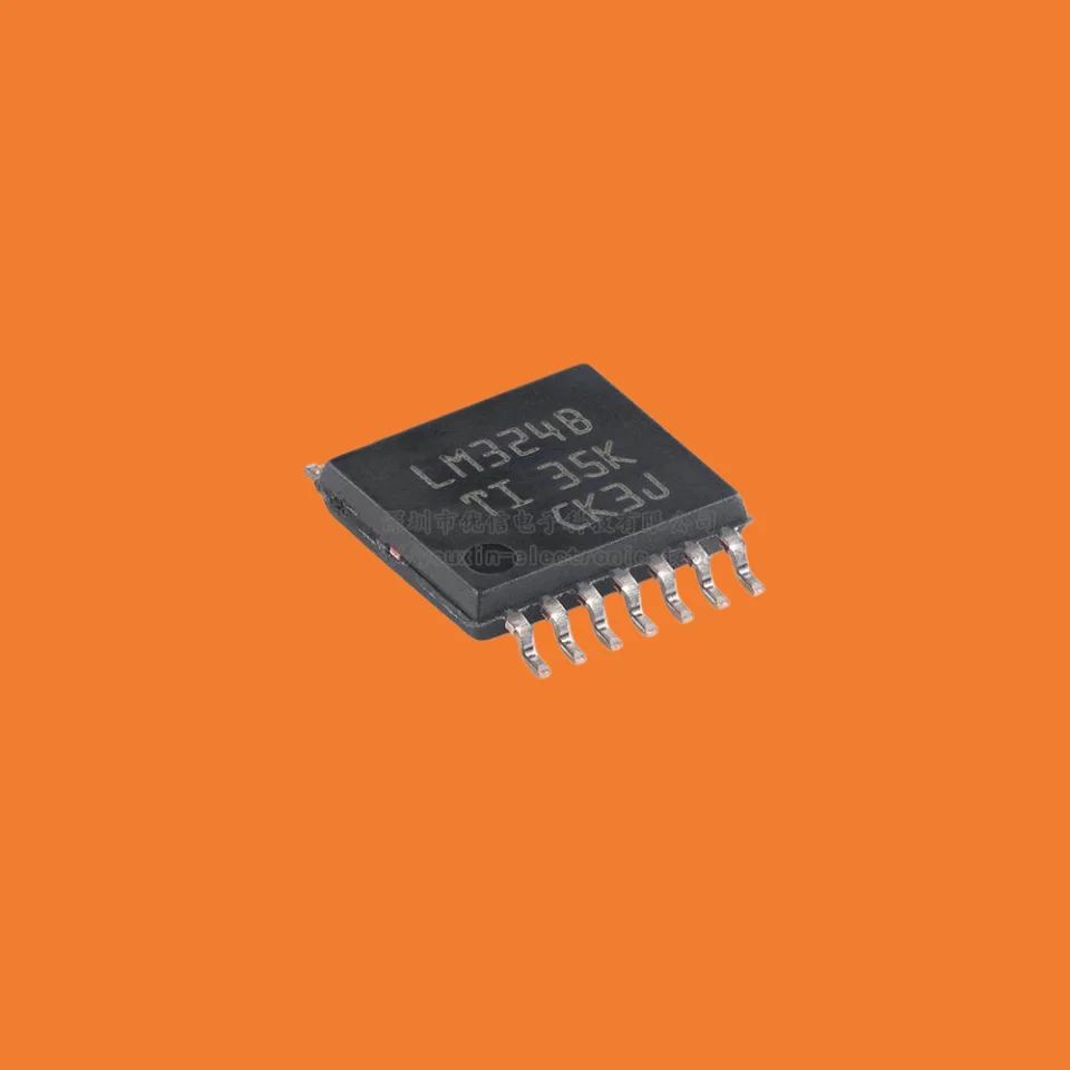 10pcs/original LM324BIPWR TSSOP-14 four channel 36V 1.2MHz offset voltage operational amplifier